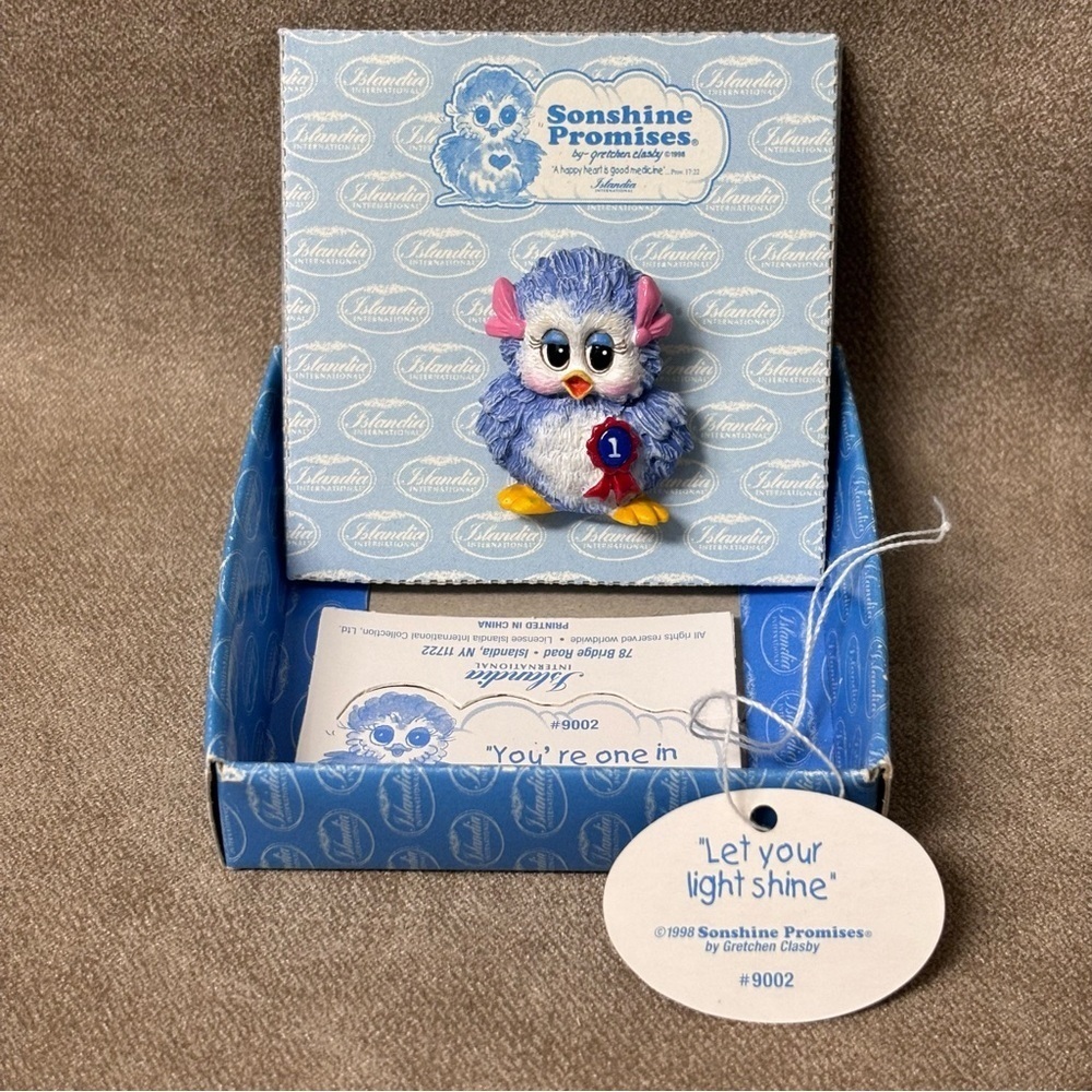Bluebird Sonshine Promises Gretchen Clasby Pin "You're One In A Million"